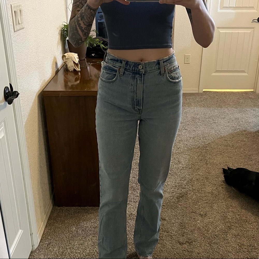 Abercrombie & Fitch 90s straight ultra high rise jeans 28L